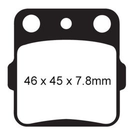 PLAQUETTES DE FREIN - SÉRIE MXS - FA84MXS AVANT/ARRIÈRE