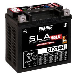 BATTERIE 12V BTX14H SLA MAX ACTIVÉE À L'USINE