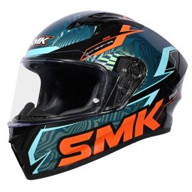 CASQUE STELLAR - FURY NOIR/BLEU/ORANGE (P)