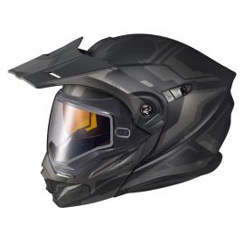 CASQUE EXO-AT950 SNOW - ELLWOOD (VISIÈRE DOUBLE) - PHANTOM (P)