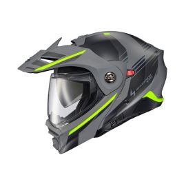 CASQUE EXO-AT960 - MONK - GRIS/JAUNE FLUO