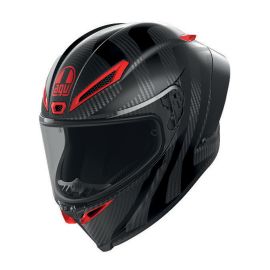 CASQUE PISTA GP RR - INTREPIDO - CARBONE/NOIR/ROUGE