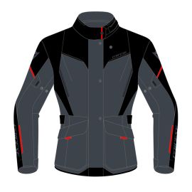 MANTEAU TEMPEST 3 D-DRY - ÉBÈNE/NOIR/ROUGE LAVE (60)