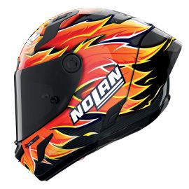 Nolan Casque Intégral X-804 RS UC Replica Iannone | Carbone/Flamme